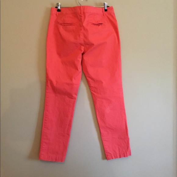 DONATED Banana Republic Girlfriend Pants, Size 8, Red orange - Picture 3 of 8